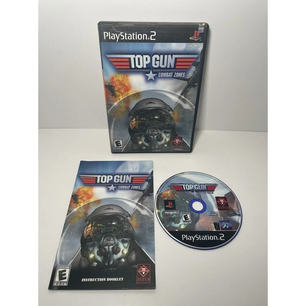 Top Gun: Combat Zones (Sony PlayStation 2, 2001) CIB